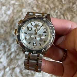 Nixon two tone 38mm watch
